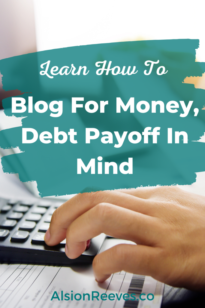 blog for money debt payoff