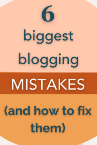 6 blogging mistakes that can hurt your sales.