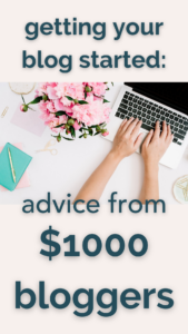 How to become a successful blogger - advice from bloggers making $1K-$5K.